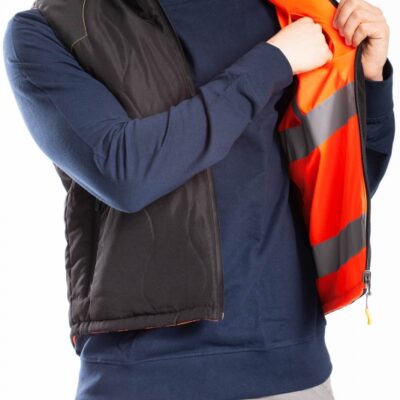 RICA LEWIS -Gilet Réversible Sans Manches Matellassé. Normé CE rica-lewis-gilet-reversible-gilet-sans-manches-matellasse-norme-ce