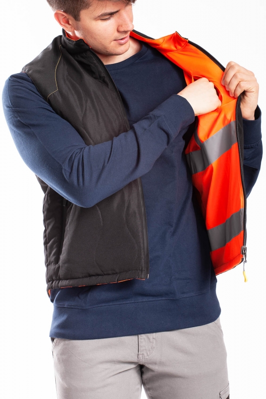 RICA LEWIS -Gilet Réversible Sans Manches Matellassé. Normé CE rica-lewis-gilet-reversible-gilet-sans-manches-matellasse-norme-ce 4
