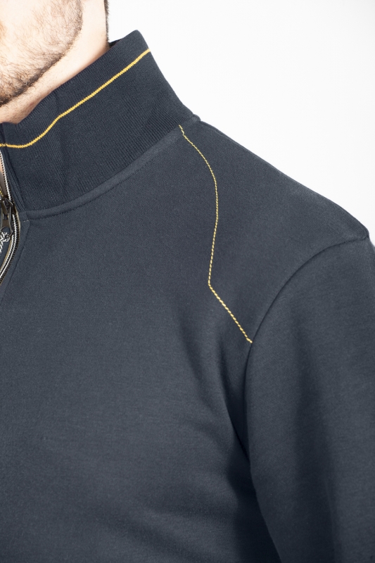 RICA LEWIS -HALFZIP -Sweat Molletonné Col Camionneur rica-lewis-halfzip-sweat-molletonne-col-camionneur 6
