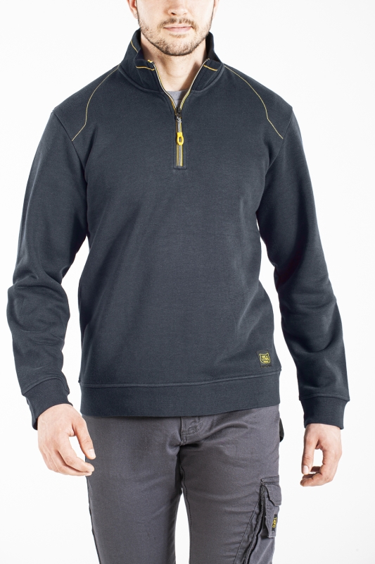 RICA LEWIS -HALFZIP -Sweat Molletonné Col Camionneur rica-lewis-halfzip-sweat-molletonne-col-camionneur 4
