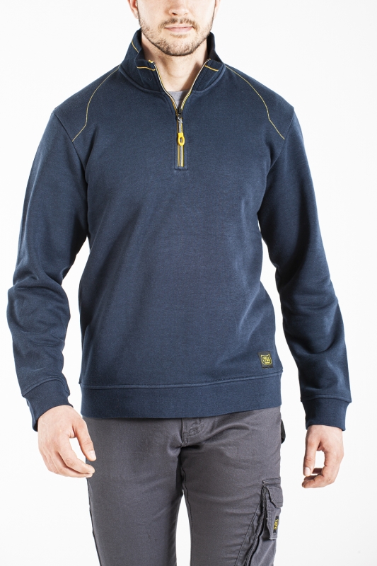 RICA LEWIS -HALFZIP -Sweat Molletonné Col Camionneur rica-lewis-halfzip-sweat-molletonne-col-camionneur 2