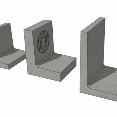 REMACLE -Mur en L -Élément Béton en L remacle-mur-l