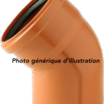 MARTENS -Raccord Coude 45° PVC Rouge Brun 1 Manchon martens-coude-45-pvc-rouge-brun-raccord-coude-1x-manchonne 3
