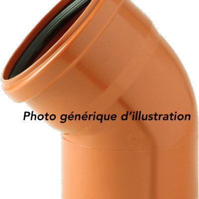 MARTENS -Raccord Coude 45° PVC Rouge Brun 1 Manchon martens-coude-45-pvc-rouge-brun-raccord-coude-1x-manchonne