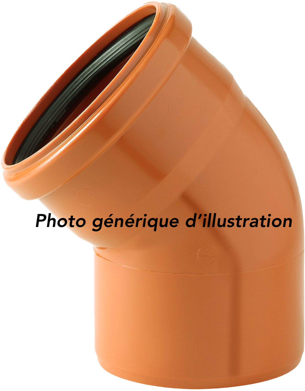 MARTENS -Raccord Coude 45° PVC Rouge Brun 1 Manchon martens-coude-45-pvc-rouge-brun-raccord-coude-1x-manchonne 2