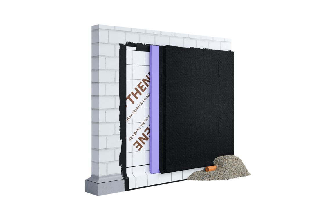 DELTA® -EQ Drain Protection des Murs. Drainage deltabe-delta-eqdrain-protection-murs-drainage 3