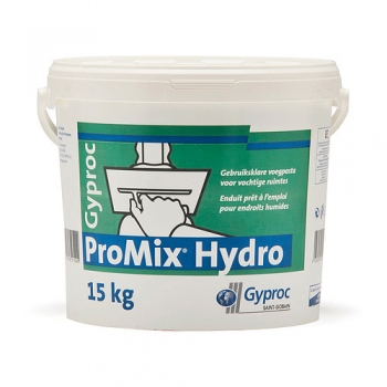 GYPROC -Promix Hydro -Enduit Prêt à l’Emploi -Endroits Humides gyproc-promix-hydro-enduit-pret-emploi-endroits-humides