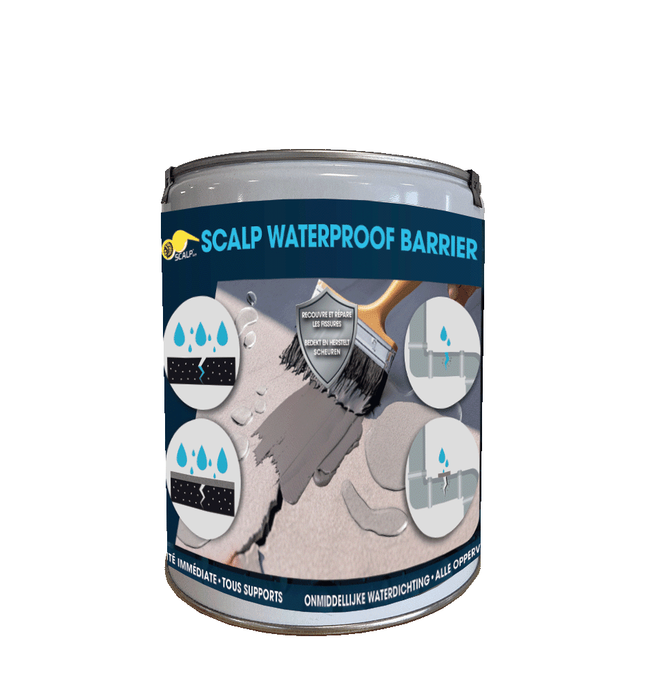 SCALP -Waterproof Barrier -Pâte Fibrée -Membrane d’Étanchéité -0,750kg 2