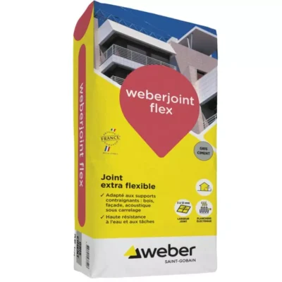 WEBER -Weber JointFlex -Joint Hydrofugé Très Flexible weber-joint-flex-hydro