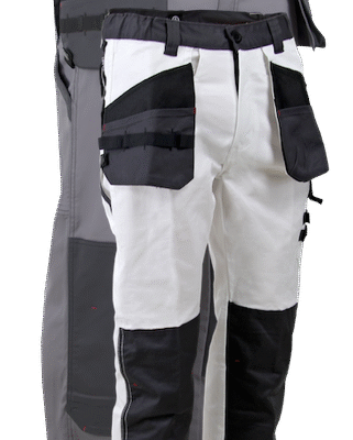 LMA -Pantalon Bicolore Poches Volantes -Stretch