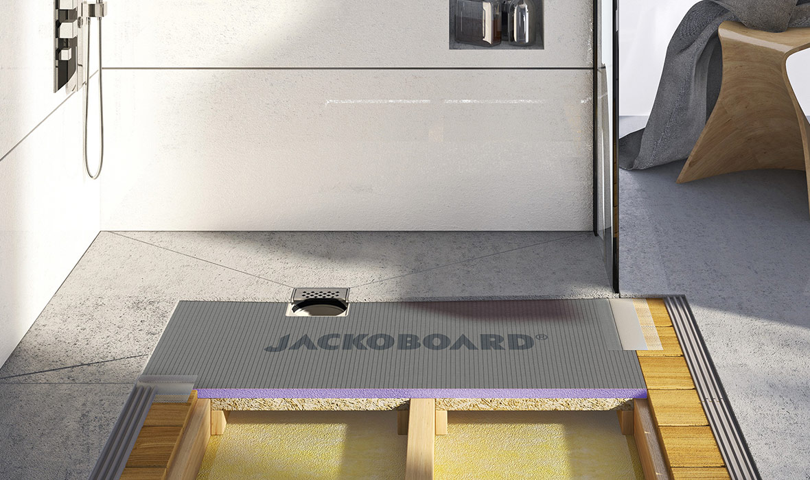 JACKON -Jackoboard® Aqua Flat Centré -Rectangle -Receveur Spécial Plancher Bois. A Carreler 4