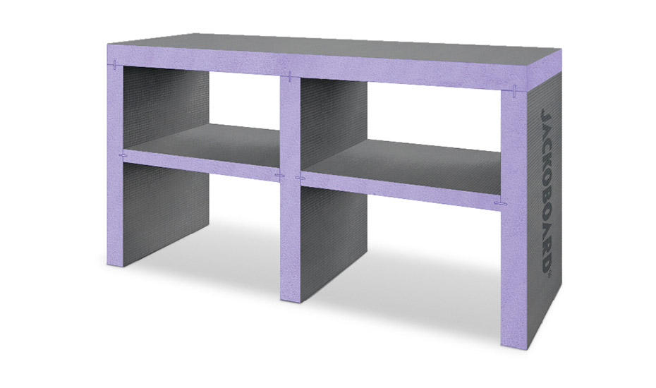 JACKON -JackoBoard® -Modula D1600 -Étagère -Kit Plan Vasque Individuel 2