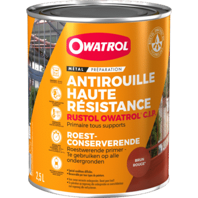 OWATROL -Rustol CIP -Primaire -Primaire Anticorrosion Hte Résistance