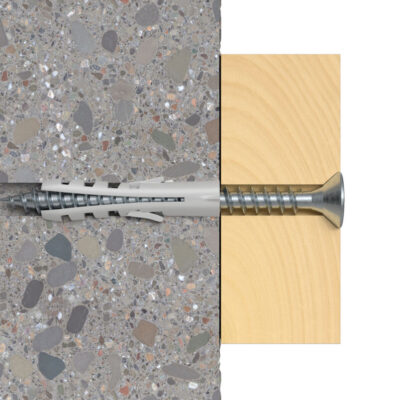 FISCHER -S 4 -Cheville à Expansion -4x20mm -Boite de 40