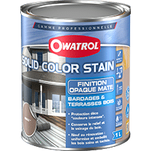 OWATROL -Peinture Solid Color Stain -Bois Extérieur -Mat -Protection