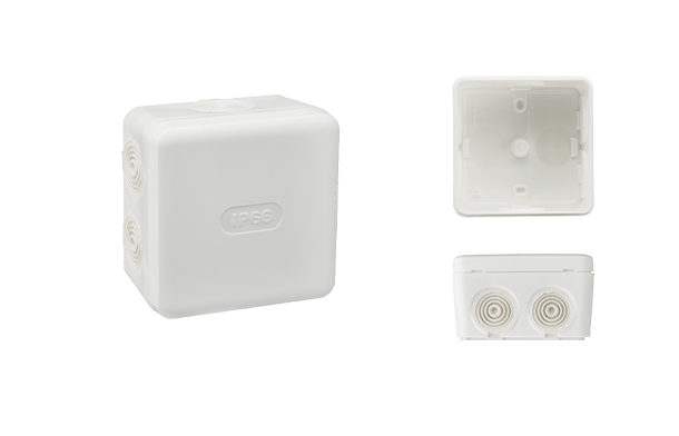DEBFLEX -Boite Dérivation Étanche IP66 115×115/P60 Gris/Blanc debflex-boite-derivation-etanche-p60