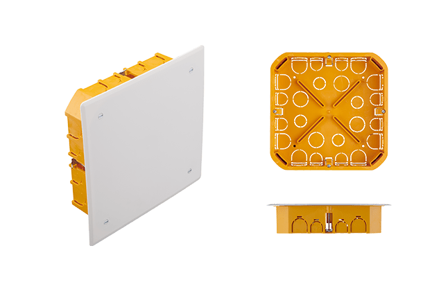 DEBFLEX -Boite Dérivation Encastrée Cloison Sèche Couvercle 250×190/P50 Debflex-boite-derivation-encastree-cloison-couvercle-p50