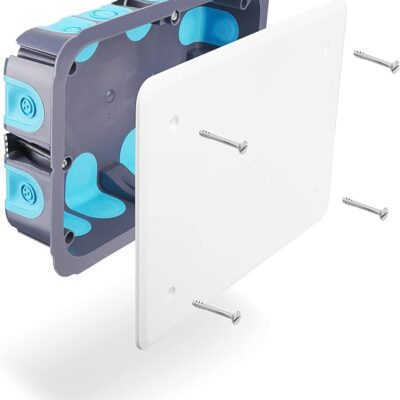 DEBFLEX -StopAir -Boite Dérivation Encastrée Couvercle Couvercle Prof. 50 debflex-stopair-boite-derivation-encastree-couvercle-p50