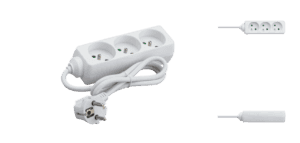 DEBFLEX -Bloc Prises 2 Pôles+Terre 16A Sans Interrupteur debflex-bloc-prises-sans-interrupteur