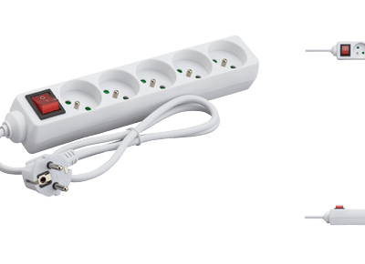DEBFLEX -Bloc Prises 2 Pôles+Terre 16A Avec Interrupteur debflex-bloc-prises-avec-interrupteur