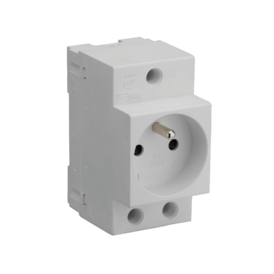 DEBFLEX -Prise De Courant Modulaire 2p+T 10/16a debflex-prise-courant-modulaire-16a