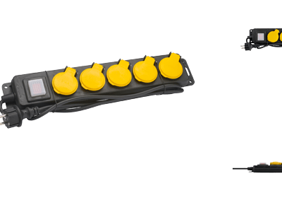 DEBFLEX -Bloc Étanche IP44 5 Prises 2 Pôles + Terre A Clapet debflex-bloc-etanche-ip44-5-a-clapet