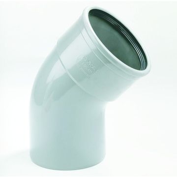 DYKA – Coude PVC Diam.110mm 45/87,5/90° SN4/8 Gris dyka-coude-pvc-diam-110-sn4-8-gris