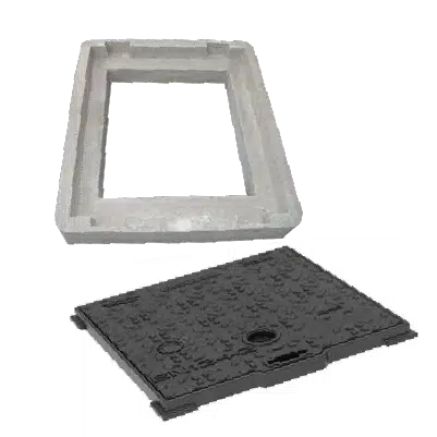 LEGOUEZ -Couronne Béton + Tampon Articulé Fonte -B125 kN