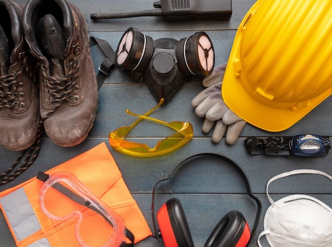 Equipements de protection individuelles ou EPI sur groupamat