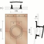 KORAMIC -Plate 301 -Kit Tuile à Douille Ø100mm -Mitron 7 KORAMIC -Plate 301 -Kit Tuile à Douille Ø100mm -Mitron 7