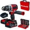 EINHELL -Perceuse-Visseuse à percussion sans fil TP-CD 18/60 Li- i BL +39 (2×2,0Ah) (Pack) EINHELL -Perceuse-Visseuse à percussion sans fil TP-CD 18/60 Li- i BL +39 (2x2,0Ah) (Pack)