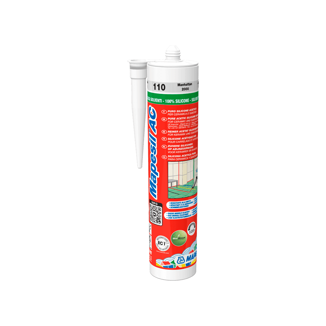 MAPEI -MAPESIL AC -Mastic élastomère silicone mapei-mapesil-silicone 3