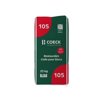 COECK -105 -COLLE BLOCS CELLULAIRES 25KG coeck_coeck_colle_pour_blocs_25kg_105