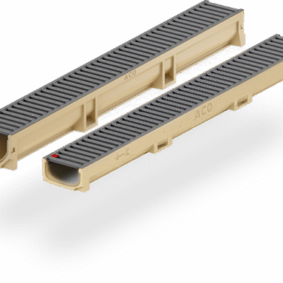 ACO -Euroline 60/100 -Caniveau Grille Galva Anthracite A15 aco-euroline-caniveau-grille-galva-anthracite